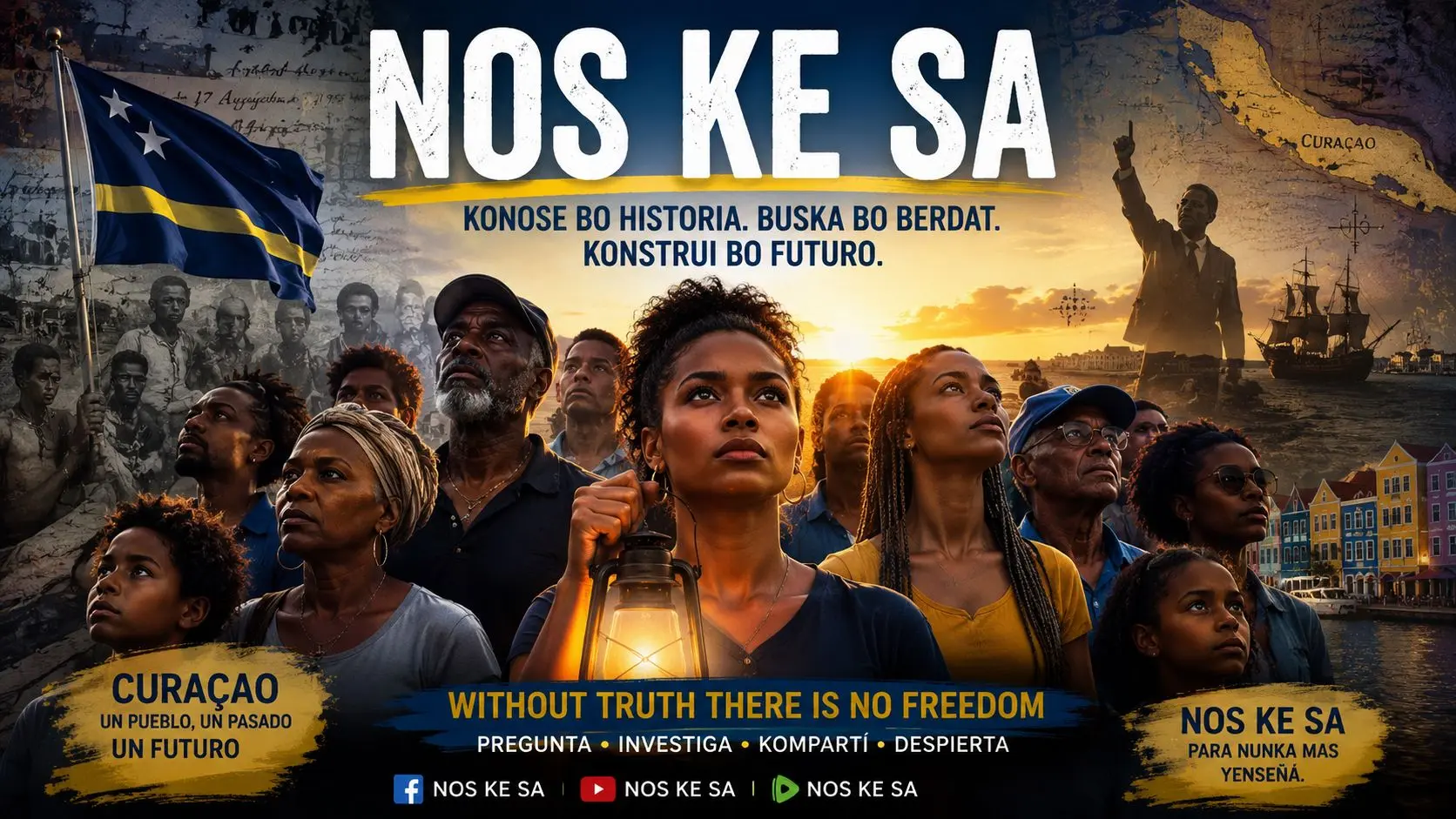 Nos Ke Sa. We Must Know.